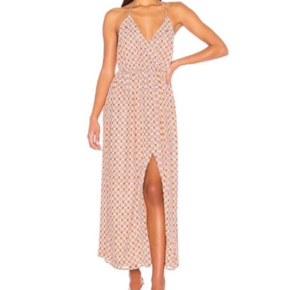 Revolve House of Harlow 1960 Retro Geometric Print Midi Dress Sz Medium